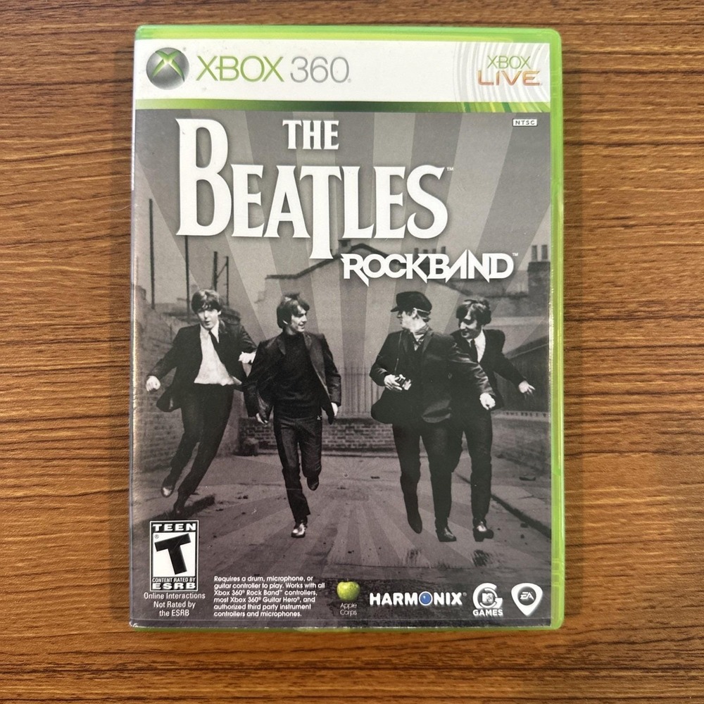 XBOX 360 The Beatles Rock Band Video Game (Microsoft, 2009) CIB W/ Manual